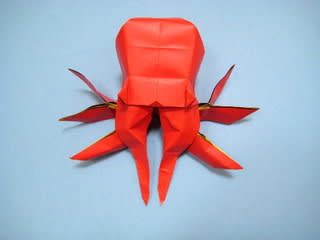 折り紙のタコ 創作折り紙の折り方