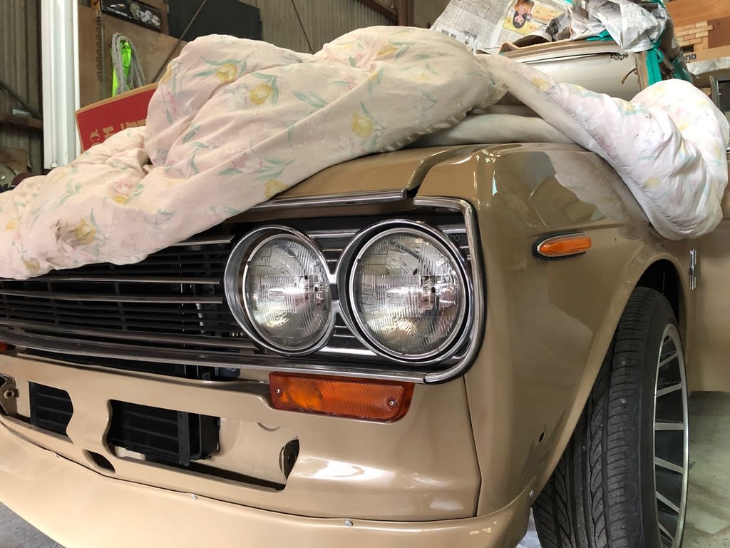エバニュー 510 ブルーバード フロントスポイラー 引き取り限定