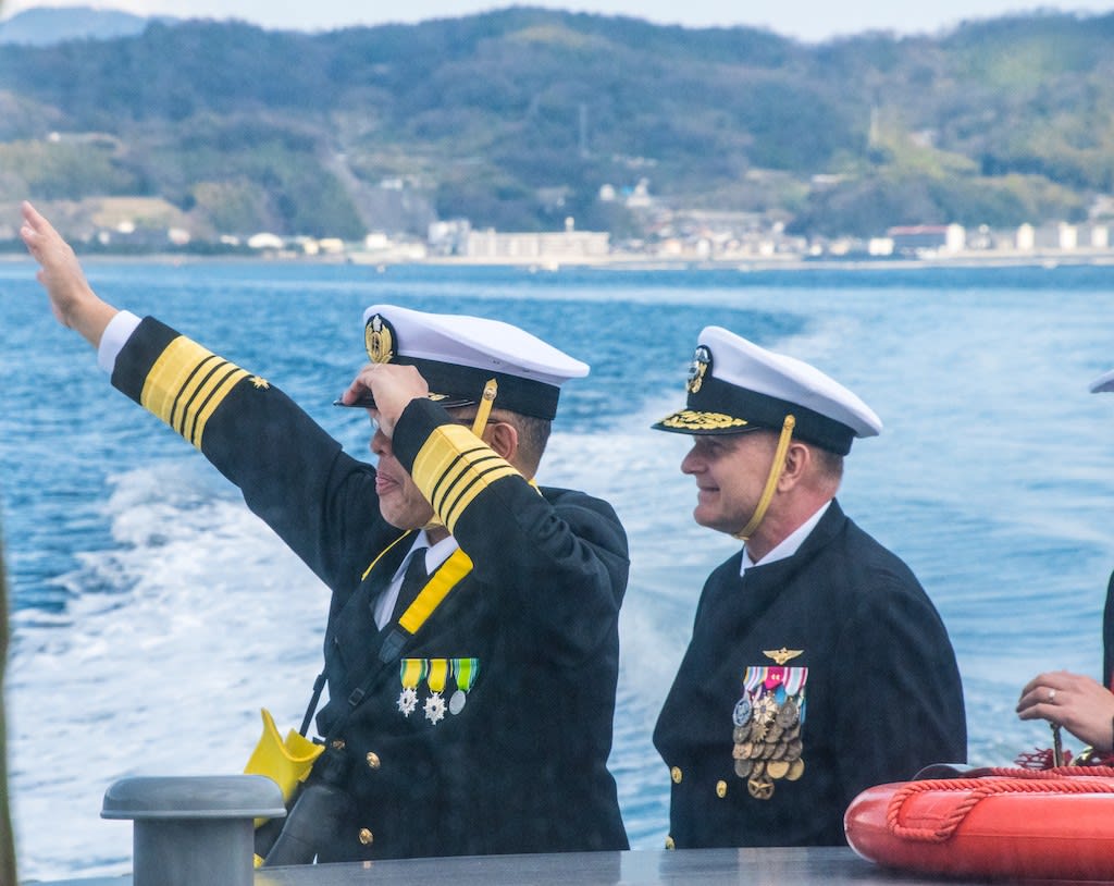 将官艇乗艇体験 平成30年度 海上自衛隊幹部候補生学校卒業式 ネイビーブルーに恋をして