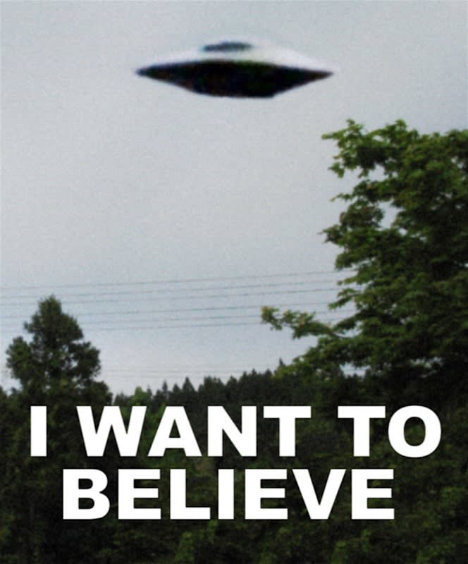 I WANT TO BELIEVE. - lens, align.
