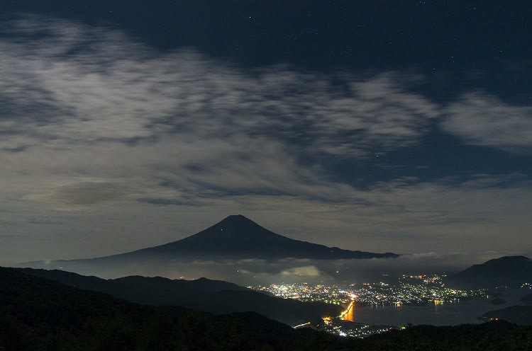 たなびく雲と富士 初心者の写真