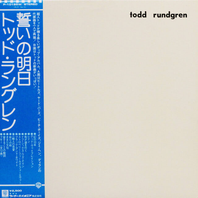 ◇ロック/エンボスジャケ/帯付きLP◇Todd Rundgren/トッド・ラングレン