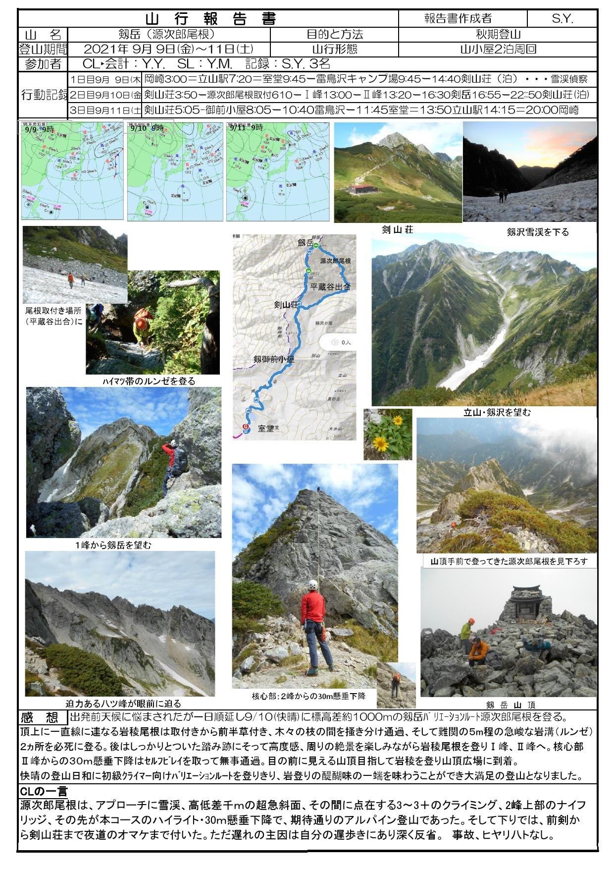 岡崎シニア山岳会