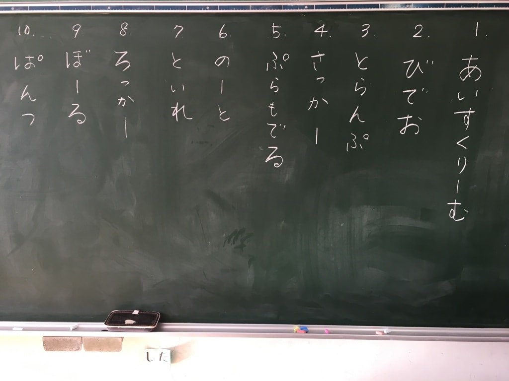 カタカナの勉強 都茂小ブログ