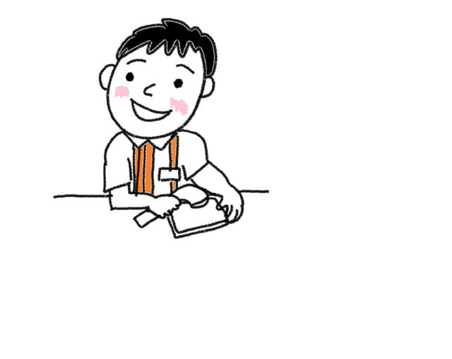 28課 ながら ます ２ スーザンの日本語教育 手描きイラスト