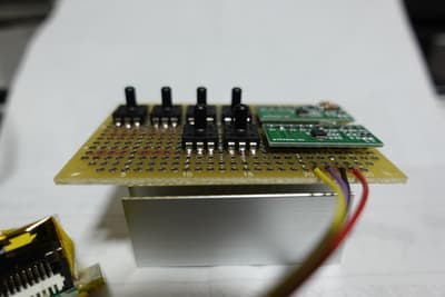 I2C ADCと圧力センサを組み合わせた自作モジュール
