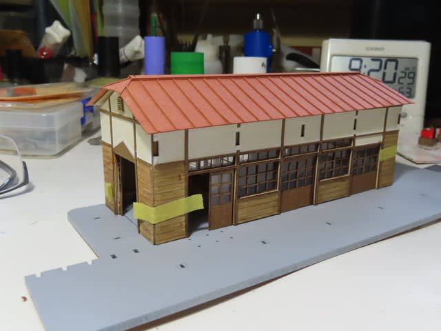 1/80 小型木造駅舎 その１ - たとえば模型道楽