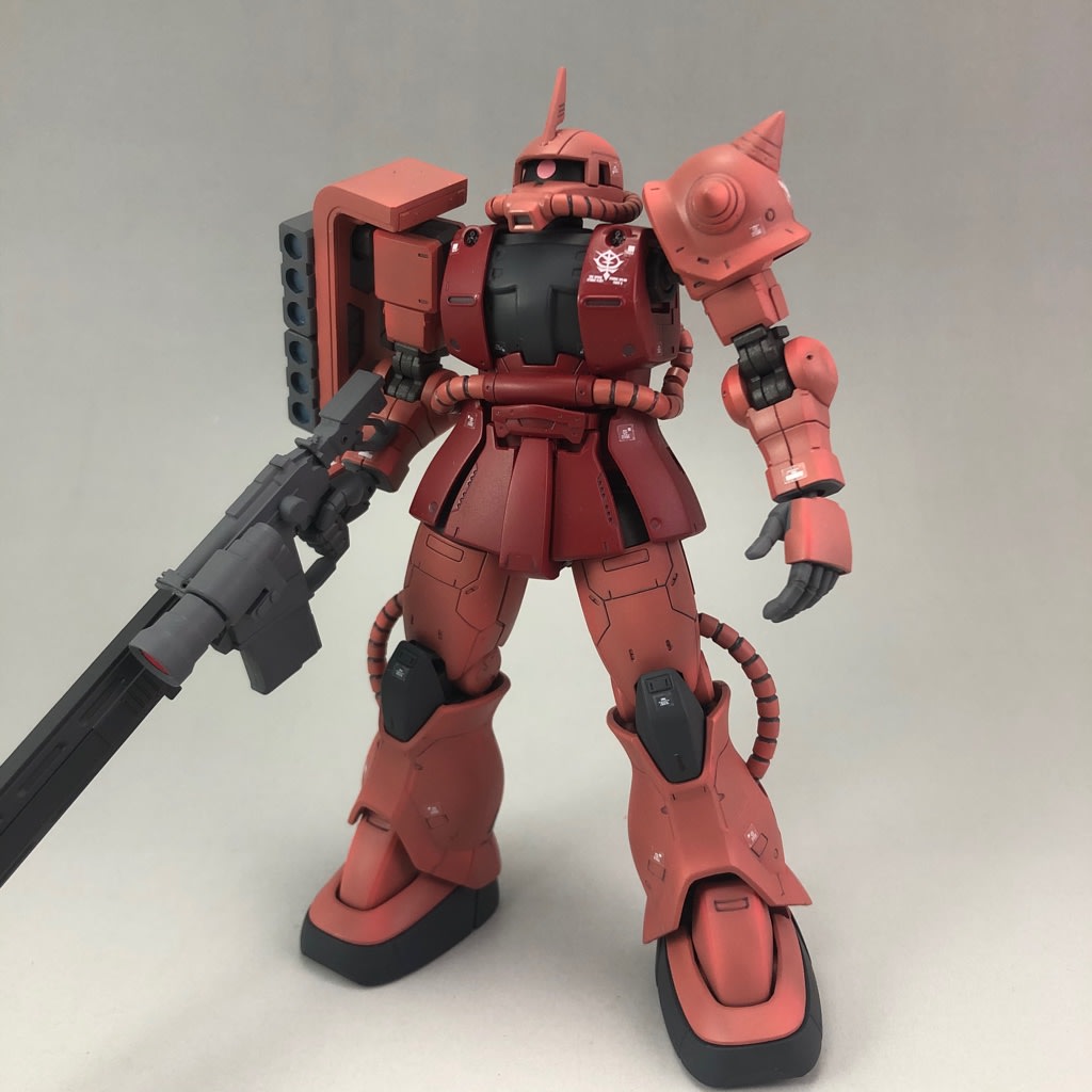 1/144 HGUC MS-06S シャア専用 ザクII ガンプラ 完成品