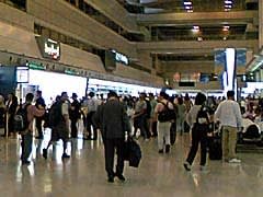 羽田空港北ウィングの光景