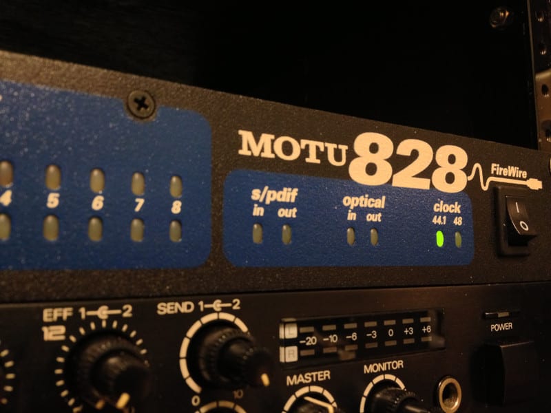 MOTU 828（初代） - Studioきのんち