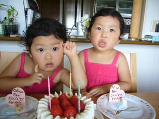 誕生日パーティー ケーキ プレゼント編 毎日が双子日和 誕生日パーティー ケーキ プレゼント編 毎日が双子日和