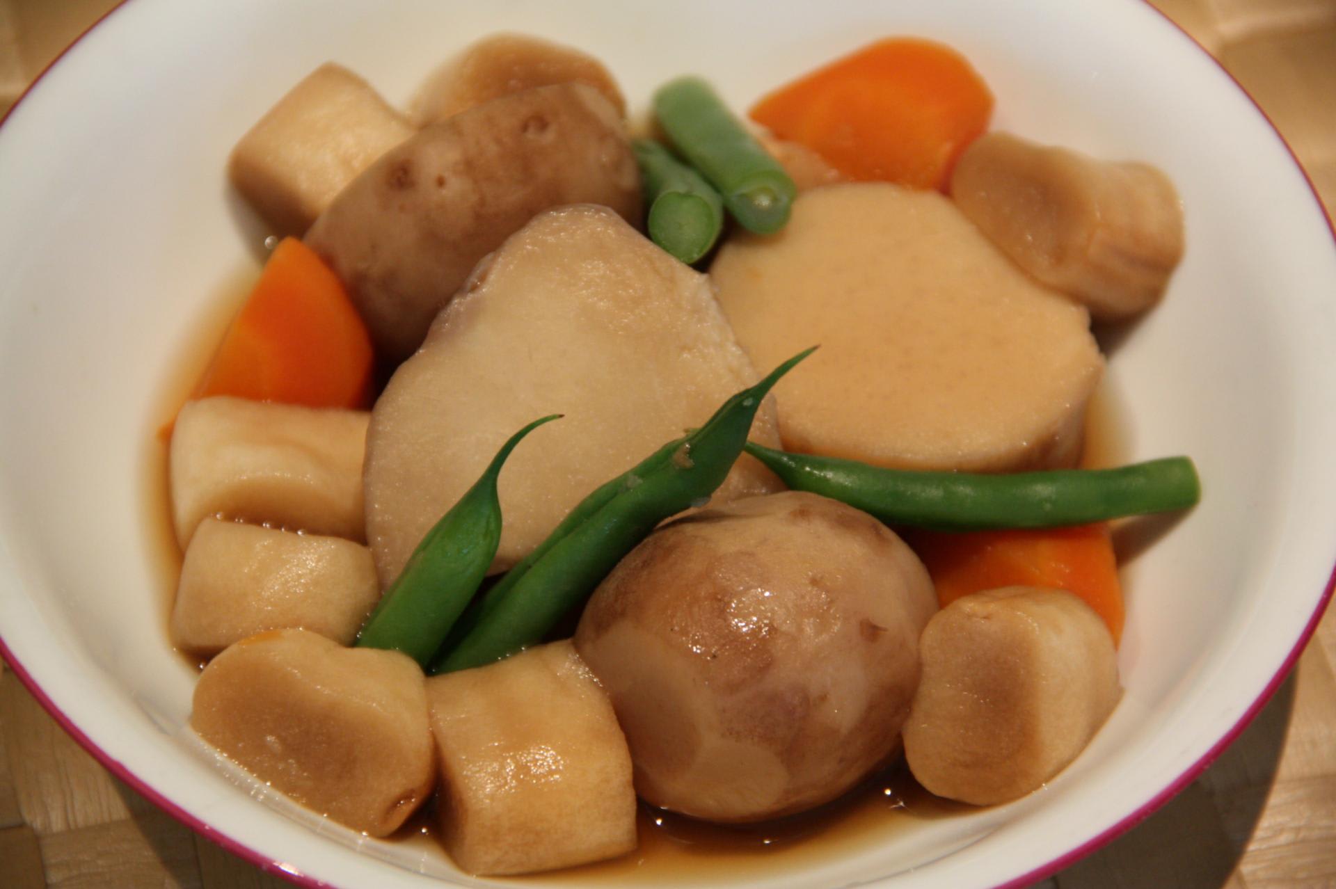 里芋と麩の含め煮 さといもとふのふくめに きっちんさんの簡単料理