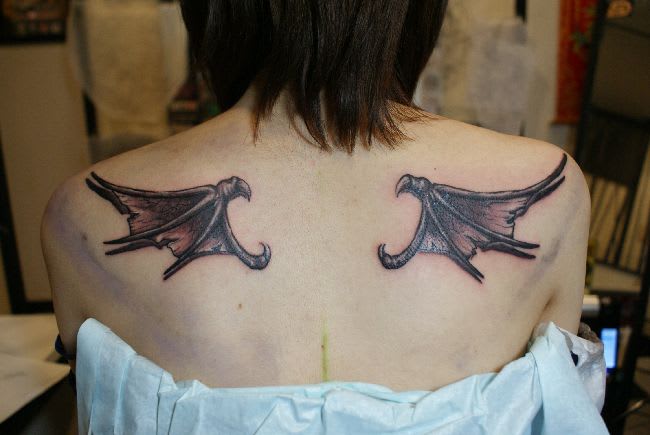 Devil S Wing 悪魔の羽根 Flat Tattoo Art ブログ