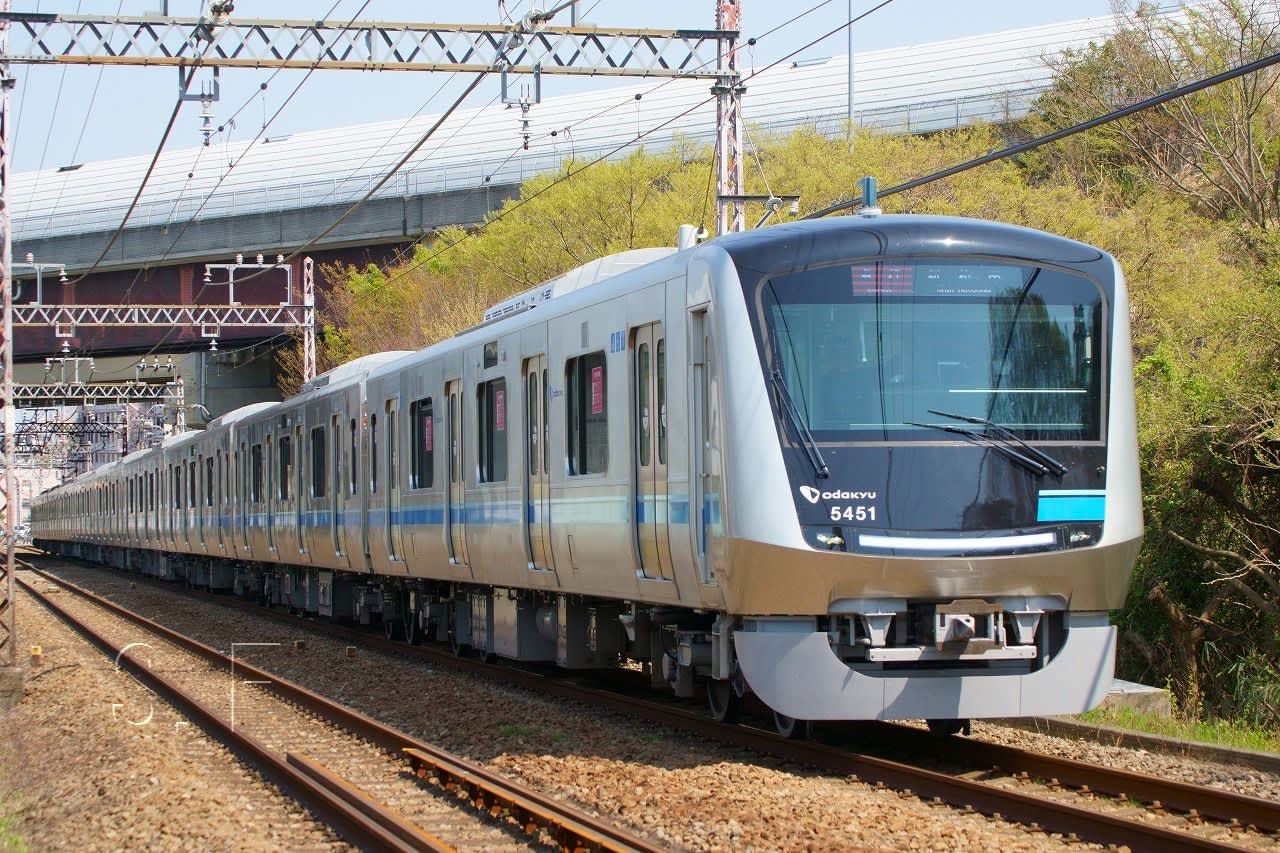 年4月4日 小田急 小田原線 東海大学前 5451f 鉄道 撮影