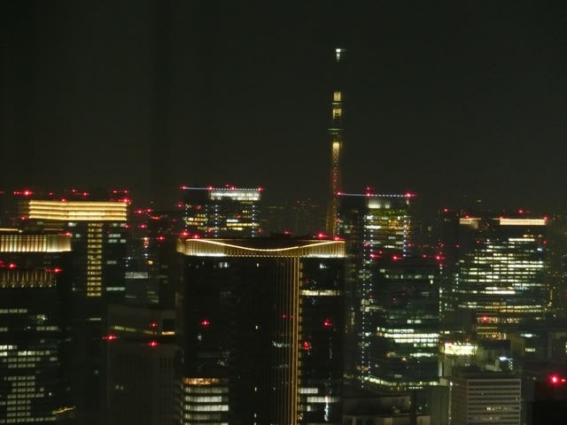 虎ノ門ヒルズ50階から見た夜景2 オヨヨのマイペースブログ