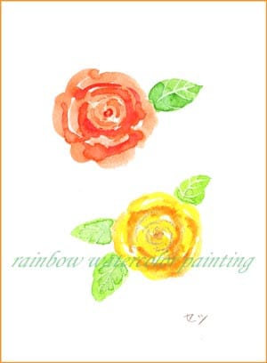 クーピーで 花を描いてみた おさんぽスケッチ にじいろアトリエ 水彩 色鉛筆イラスト スケッチ