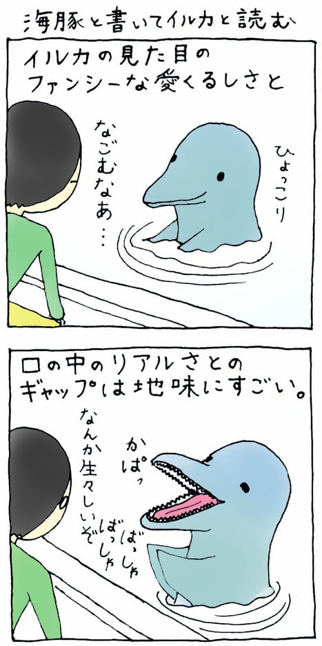 Web漫画 海豚と書いてイルカと読む Are Core Hire Hare アレコレヒレハレ