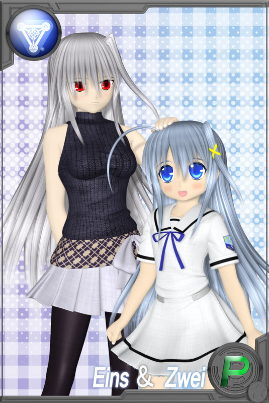 本日の3d作品 八神リインフォース ツヴァイ Shimの3d置き場