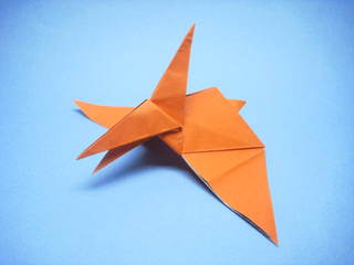 プテラノドンの折り紙 創作折り紙の折り方