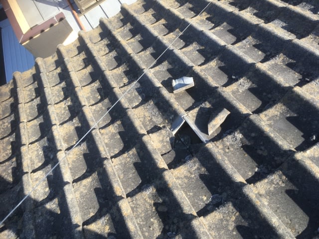 屋上からの風景 瓦屋根の補修 茨城 取手 中古住宅を Diy でリノベイションしよう ホームインスペクター S 匠レポート