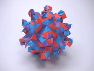 くす玉の変化1 組み方の色々4 創作折り紙の折り方
