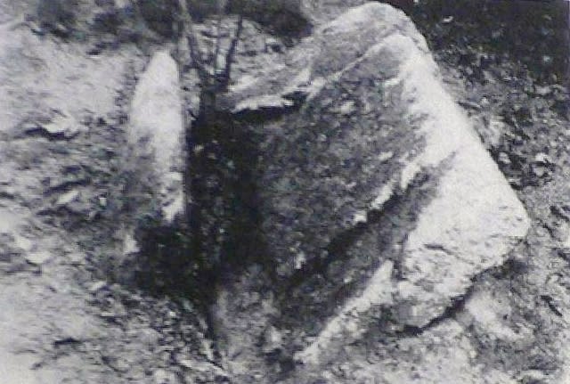 発見当時の石棺