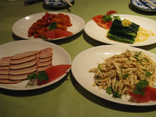 黄鶴楼酒菜館、「前菜」