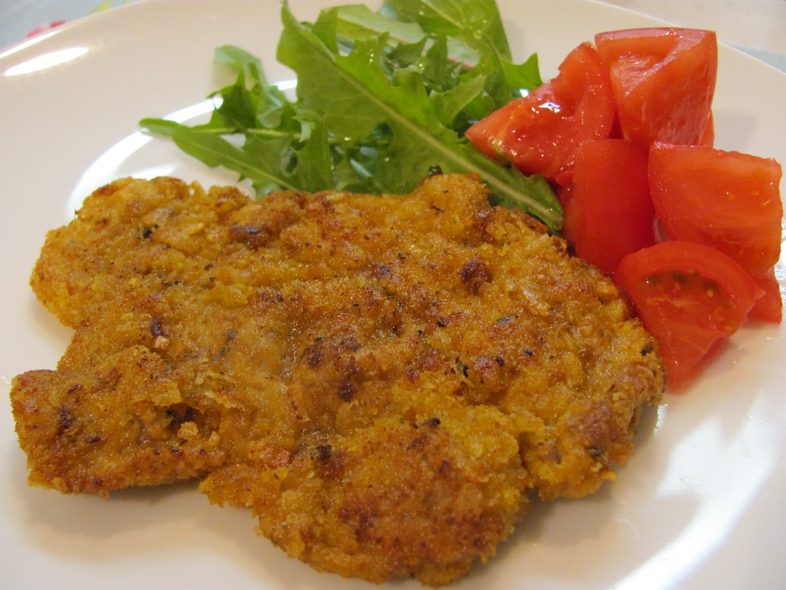 豚スライスのカレー味カツレツ あなぐらのどおぶつレストラン