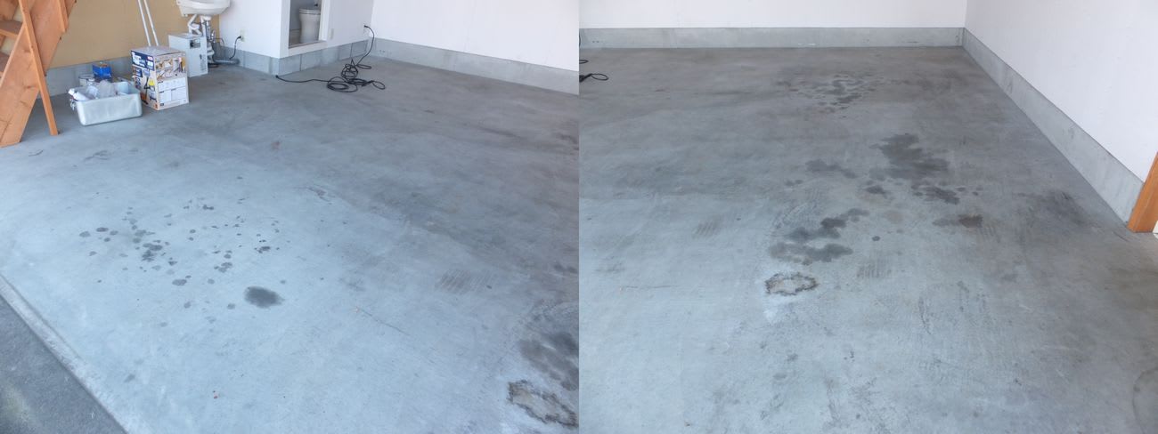 整備工場部分の床ペンキ塗り だっくすの ボヤキ生活