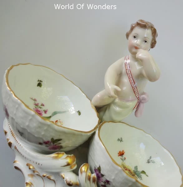 アンティーク> 1890's ドイツ製 KPM オールハンドペイント 天使 アンティーク> 1890's ドイツ製 KPM オールハンドペイント 天使