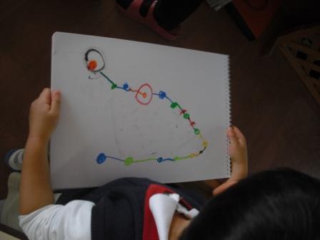 線遊び ゆらゆらグループ 幼稚園日記 線遊び ゆらゆらグループ 幼稚園日記