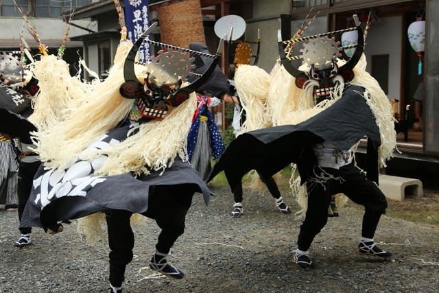 お盆 上柳獅子踊り 遠野 なんだり かんだり