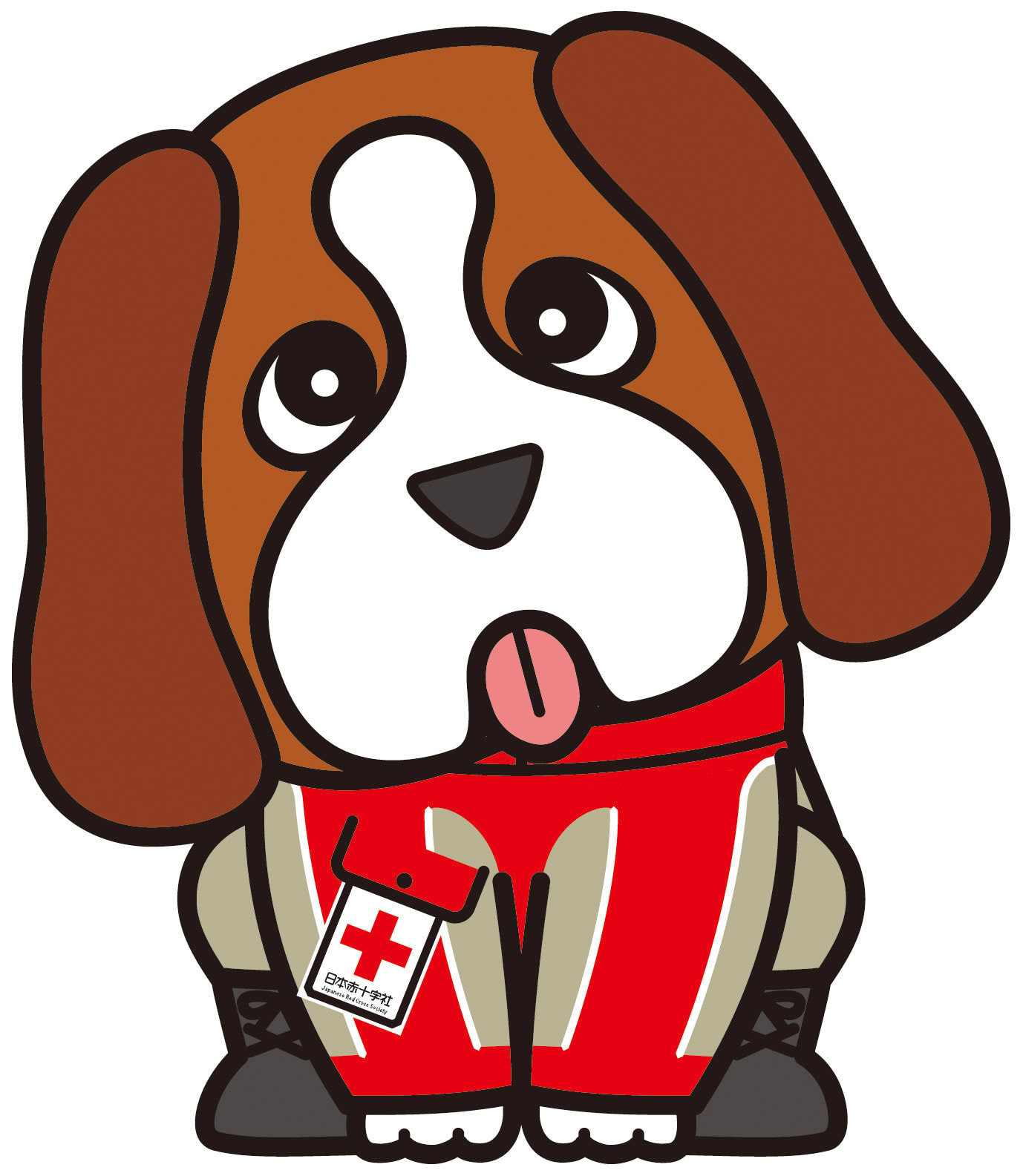 日赤キャラクター 救護犬アンリー 恵庭市社会福祉協議会ブログ