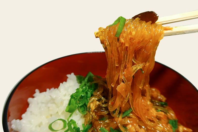マーボ春雨丼 どうせ白ご飯に乗っけるので丼に 炎のクリエイター日記 マーボ春雨丼 どうせ白ご飯に乗っけるので丼に 炎のクリエイター日記