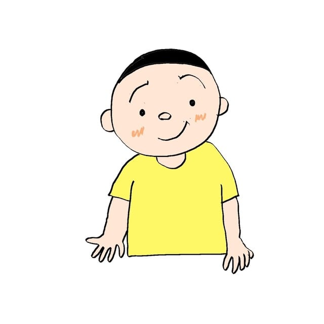 オノマトペ 笑いの感情 にやにや スーザンの日本語教育 手描きイラスト