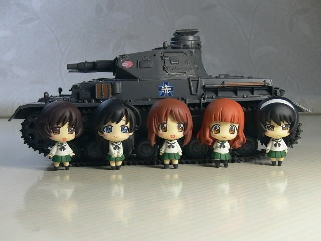あんこうチーム Ⅳ号戦車D型 完成です !! - 気分はガルパン あんこうチーム Ⅳ号戦車D型 完成です !! - 気分はガルパン