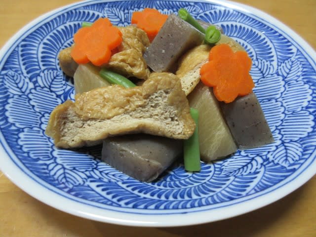 水カレイの塩焼き 煮物 かこさんちの夫婦の食卓