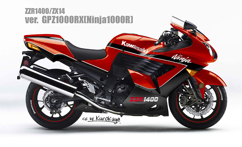ZZR1400 カラーリング考察 ~原点回帰 - ZZR1400 PHANTOM Ninja 黒影 ZZR1400 カラーリング考察 ~原点回帰 - ZZR1400 PHANTOM Ninja 黒影