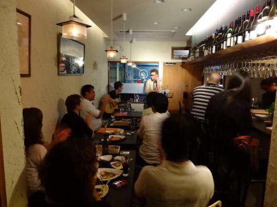 Musiqman Jr ライブ In コルクのきまぐれ グルメのけんちゃん