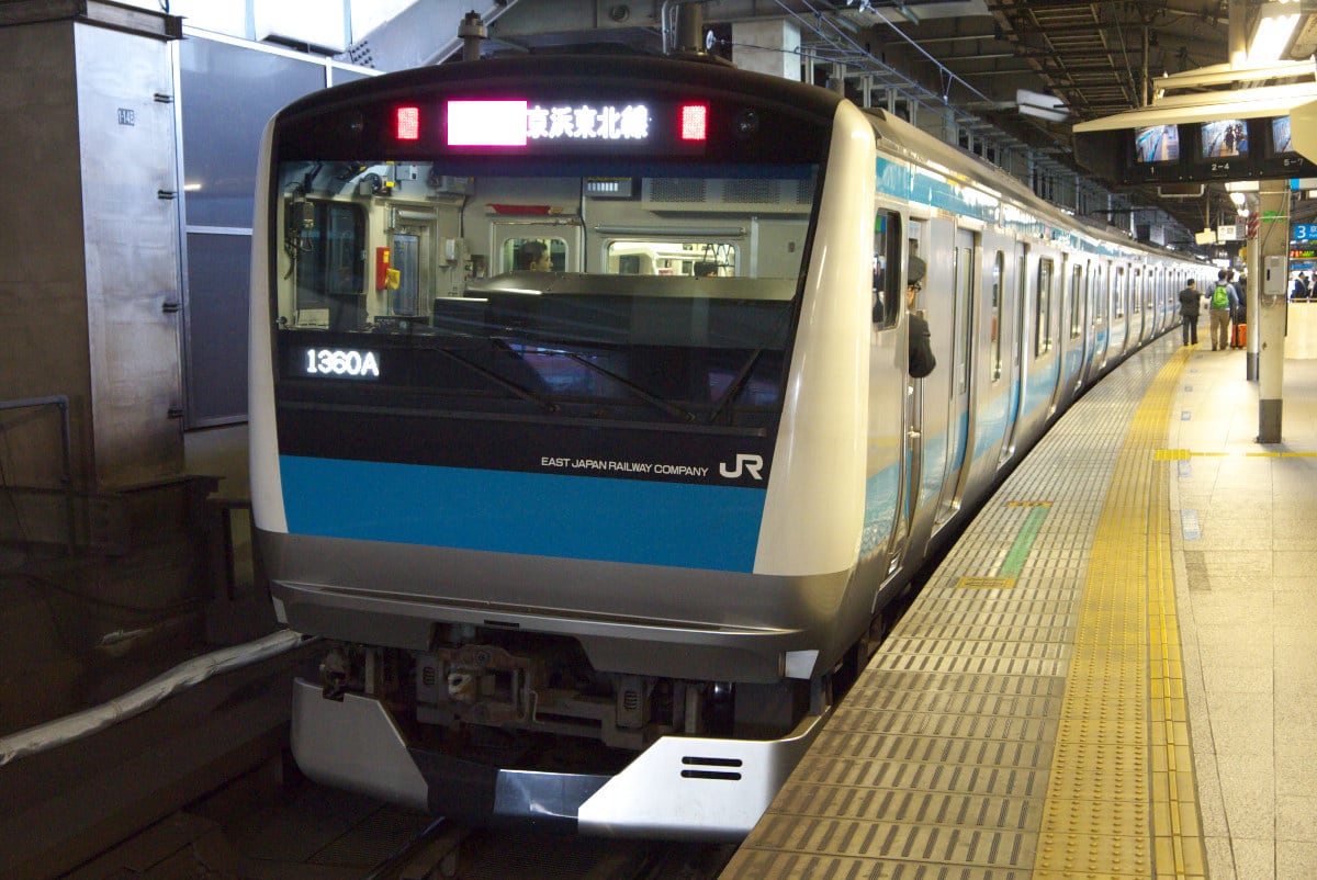 東京駅を発着する京浜東北線北行電車１３６０ａ 快速南浦和行き 緑には 東京しかない