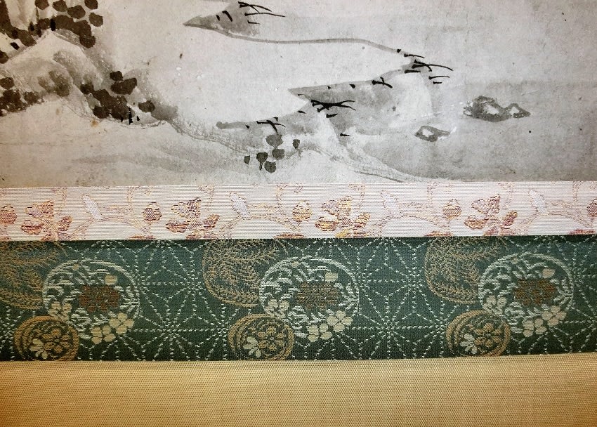 模写 高久靄崖作 特大サイズ山水画 肉筆保証 肉筆 日本画 - 工芸品
