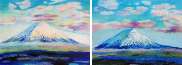 風景画 パステル 色鉛筆 水彩 油彩画 アート 入れれ