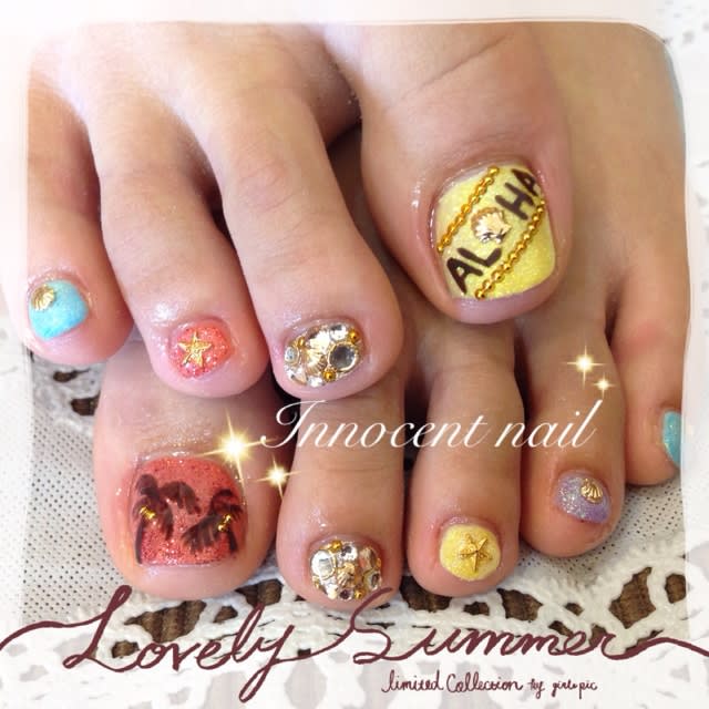 ヤシの木フットネイル Innocent Nail