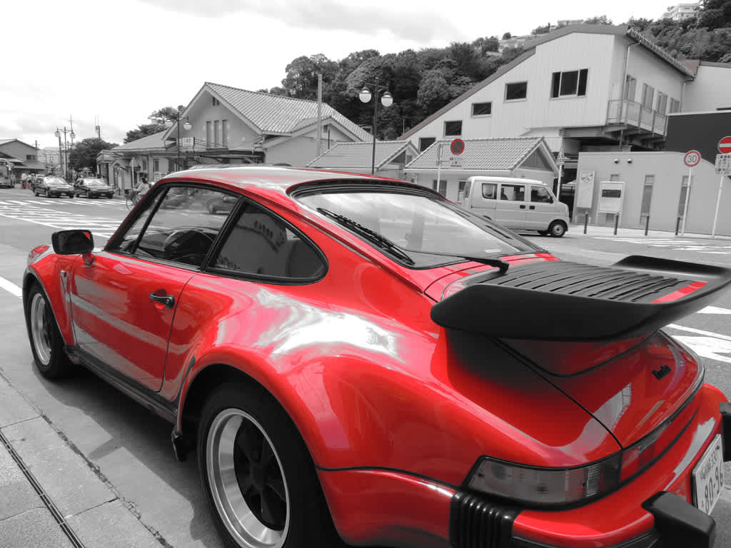 『蘇る35年前』 真っ赤なポルシェ 大磯の風 『蘇る35年前』 真っ赤なポルシェ 大磯の風