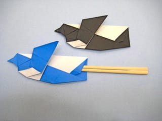 ツバメの箸袋おりがみ 創作折り紙の折り方