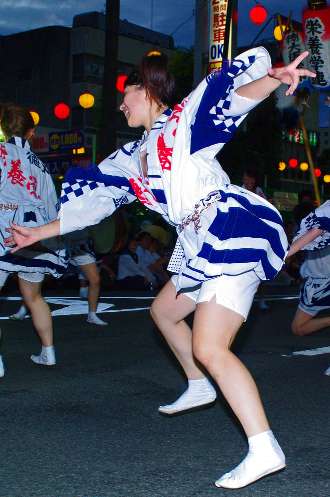 阿波踊り おとこ踊り 女 ちょうせんデジカメ