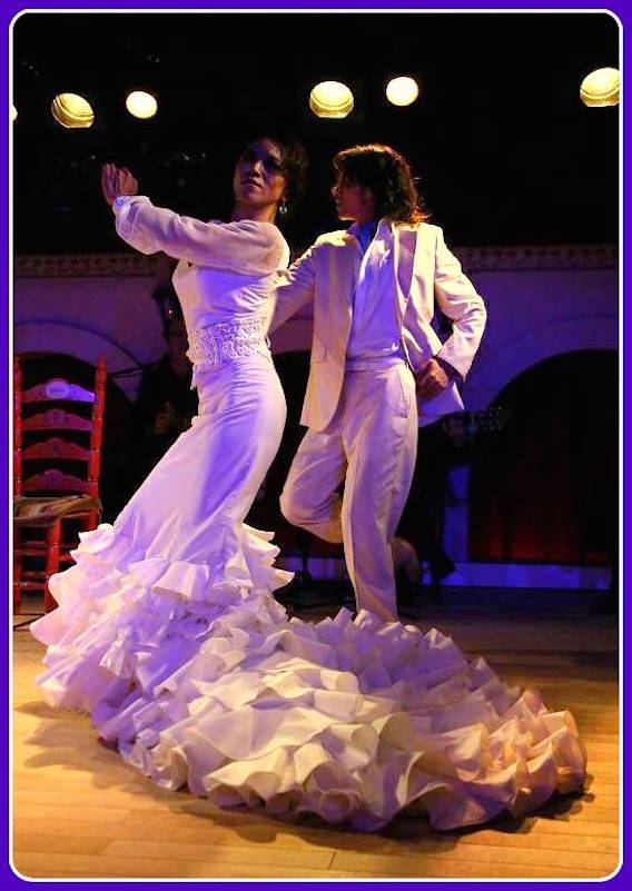 白いドレスのアレグリアス [ Vestido de flamenco blanco para alegrías ] - !! Me gusta