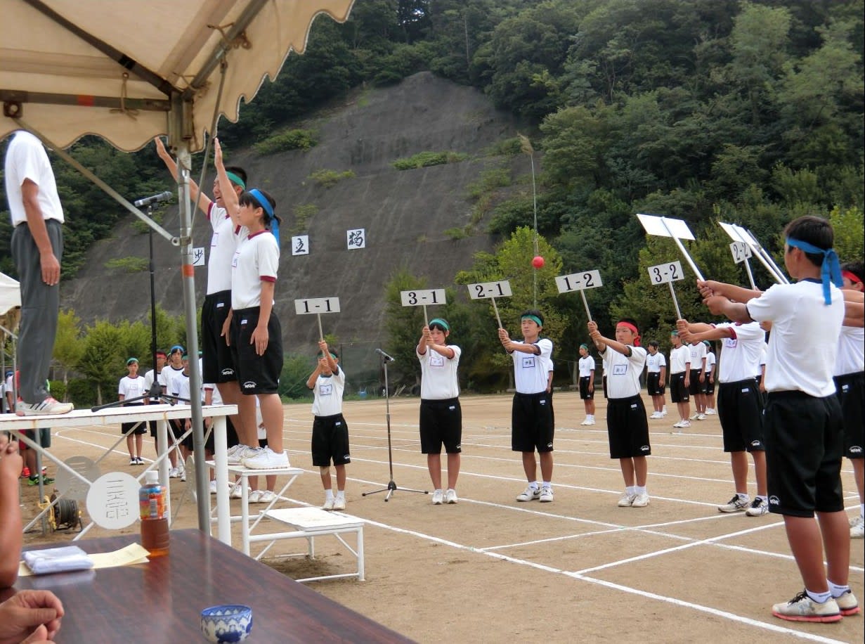 三谷中学校 体育大会 竹内しげやす 市政チャレンジ日記