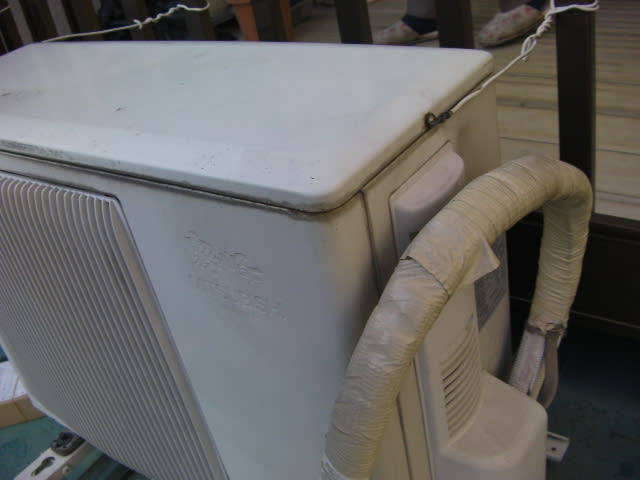 三菱エアコン霧ヶ峰 室外機インバーター基盤の交換修理 栄電気のココロ