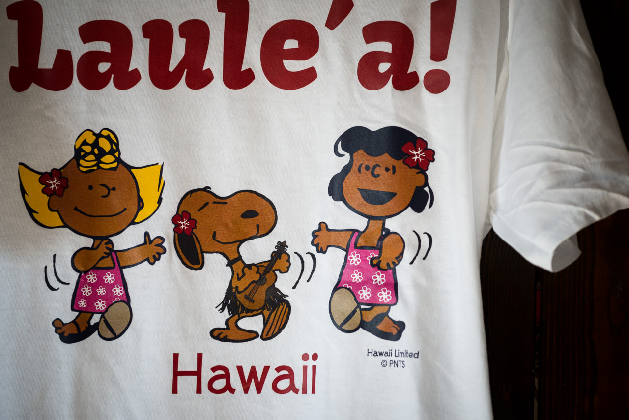 ハワイのお土産 日焼けスヌーピーtシャツ を頂きました 重症筋無力症に負けてたまるか